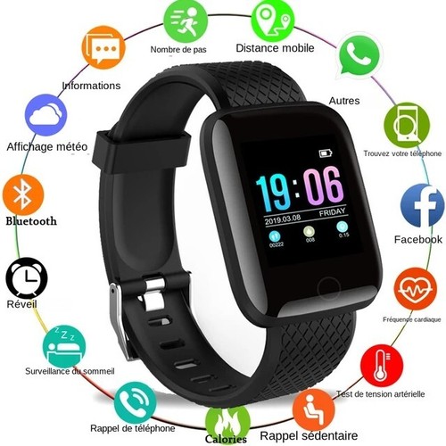 Montre homme connectée - montre, connectée 